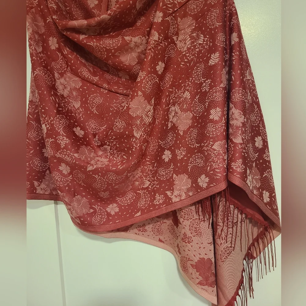 Women's Floral Scarf - Pink